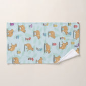 Capybara Pattern Bad Handdoek (Handdoek)