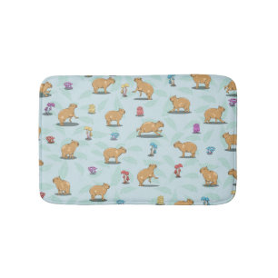 Capybara Pattern Badmat