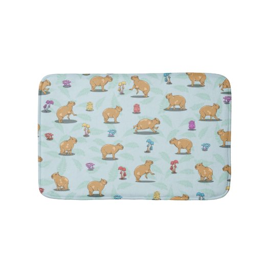 Capybara Pattern Badmat (Voorkant)