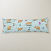 Capybara Pattern Lichaamskussen (Achterkant)