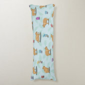 Capybara Pattern Lichaamskussen (Voorkant Verticaal)