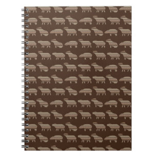 Capybara Pattern Notitieboek