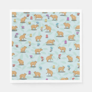 Capybara Pattern Servet