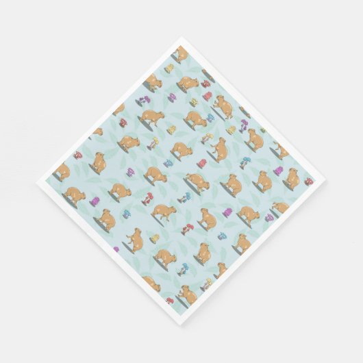 Capybara Pattern Servet (Hoek)
