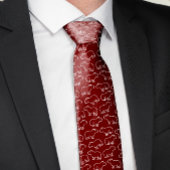 Capybara Pattern Stropdas