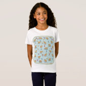 Capybara Pattern T-shirt (Voorkant volledig)