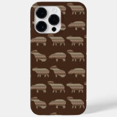 Capybara Pattern-telefoondraagtas Case-Mate iPhone Case (Achterkant)