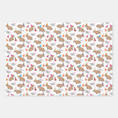 Capybara Personalized Kids Birthday White Inpakpapier Vel (Voorkant 2)