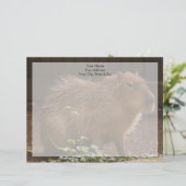 Capybara Persoonlijk Briefhoofd (Staand voorkant)