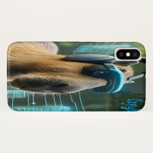 Capybara phone case (Achterkant (horizontaal))