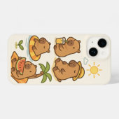 Capybara Phone case iPhone Hoesje (Achterkant horizontaal)