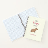 Capybara Planner Cute Chill Hand-Drawn Rodent Notitieboek (Binnen)