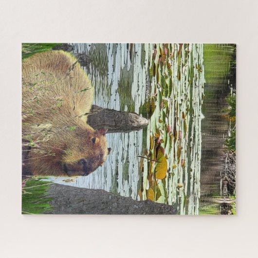 Capybara - Pneumatophores - Wildlife Legpuzzel (Horizontaal)
