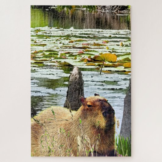 Capybara - Pneumatophores - Wildlife Legpuzzel (Verticaal)