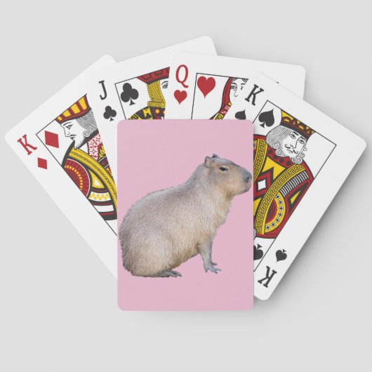 Capybara Pokerkaarten (Achterkant)