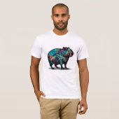 Capybara Pop Art T-shirt (Voorkant volledig)