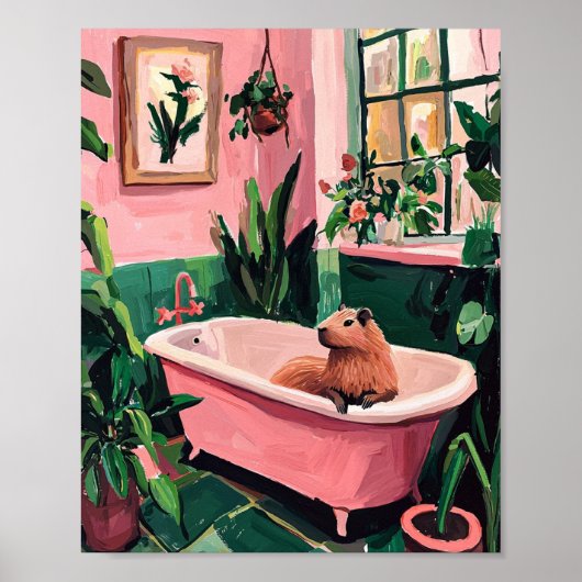 capybara poster (Voorkant)