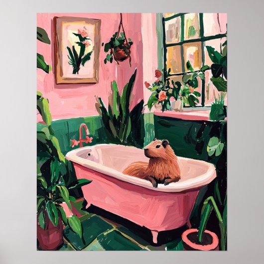 capybara poster (Voorkant)