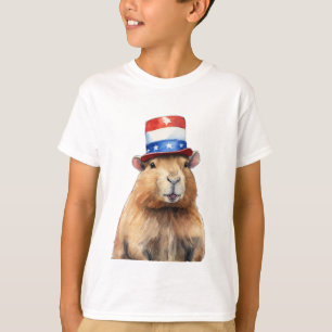 Capybara President - Leuke en unieke Dierenvriende T-shirt