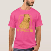 Capybara-pull-up T-shirt (Voorkant)