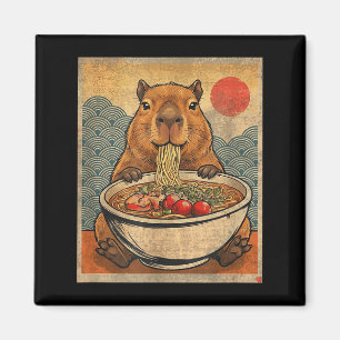 Capybara Ramen Japans Grappig Grafisch Kawaii Anim Magneet