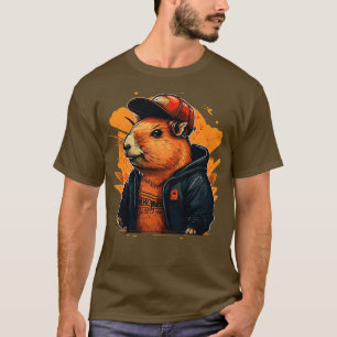 Capybara Rapper 1 T-shirt