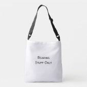 Capybara Reading Book Crossbody Tas (Achterkant)