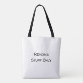 Capybara Reading Book Tote Bag (Achterkant)