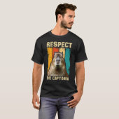 Capybara Respect the Capybara T-shirt (Voorkant volledig)