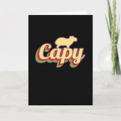 Capybara Retro Capibara Kaart (Voorkant)