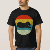 capybara retro silhouette 70s t-shirt (Voorkant)