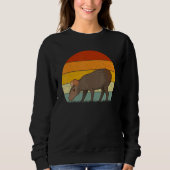 Capybara  Retro Style Vintage Trui (Voorkant)