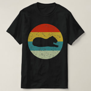 capybara retro vintage silhouette 70s t-shirt