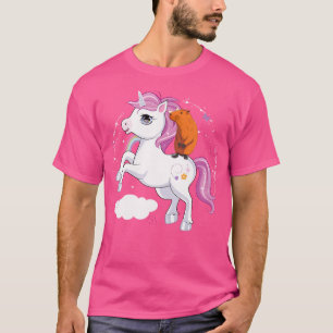 Capybara Riding Eenhoorn knaagdier Lover Capybara T-shirt
