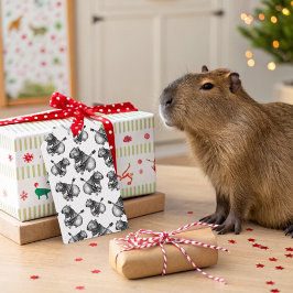 Capybara Rockstar Cadeaulabel