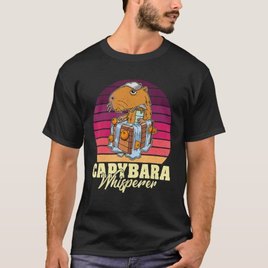 Capybara Rodent Cute Pet 15 T-shirt (Voorkant)