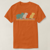 Capybara Rodent Retro  (2) T-shirt (Design voorkant)