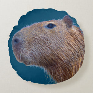 Capybara Rond Kussen