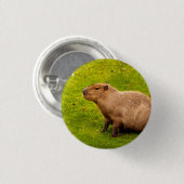 Capybara Ronde Button 3,2 Cm (Voorkant /achterkant)