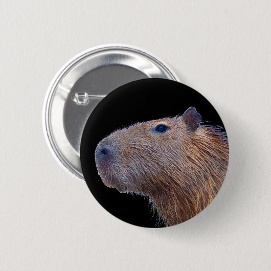 Capybara Ronde Button 5,7 Cm (Voorkant /achterkant)