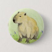 Capybara Ronde Button 5,7 Cm (Voorkant)
