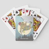 Capybara rotsklimmen pokerkaarten (Achterkant)