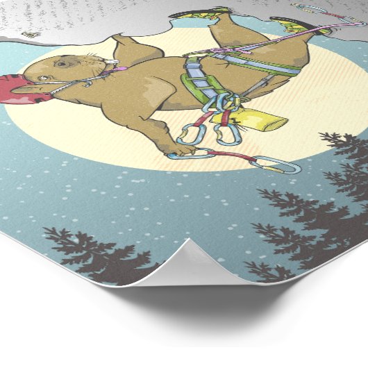 Capybara rotsklimmen poster (Hoek)