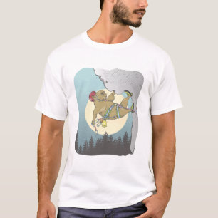 Capybara rotsklimmen t-shirt