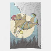 Capybara rotsklimmen theedoek (Verticaal)