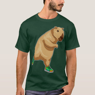 Capybara Runner Running Sports T-shirt