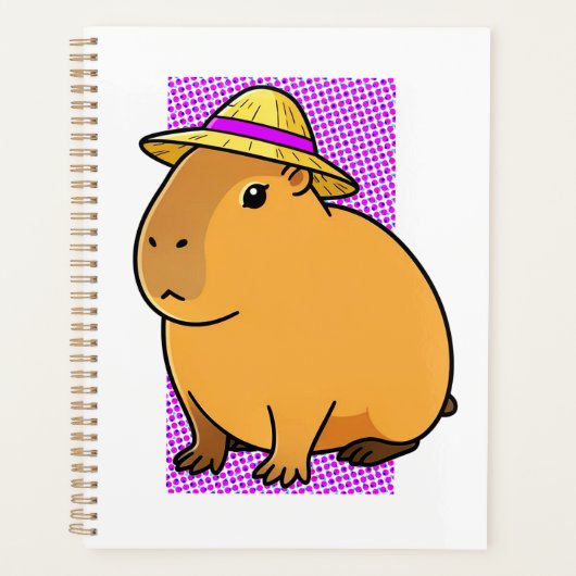 Capybara Rust Modus Planner (Voorkant)