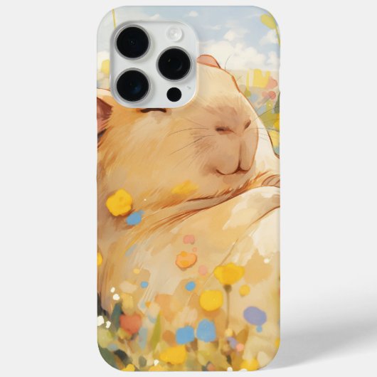 Capybara rustend in vredige weiden Case-Mate iPhone case (Achterkant)