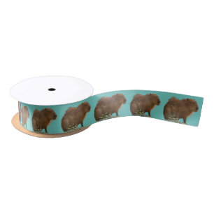Capybara Satin Ribbon Satijnen Lint