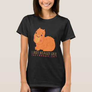 Capybara Schattige Capybaras knaagdier Capybara 1 T-shirt